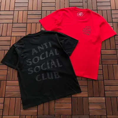 ￥~85 ANTI SOCIAL SOCIAL CLUB T-SHIRT 55041661 (im 185CM 70KG iwear size M in the photo)