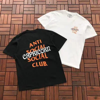 ￥~85 ANTI SOCIAL SOCIAL CLUB T-SHIRT 55041580 (im 185CM 70KG iwear size M in the photo)