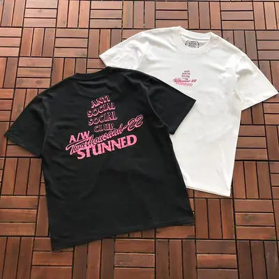 ￥~85 ANTI SOCIAL SOCIAL CLUB T-SHIRT 55041611 (im 185CM 70KG iwear size M in the photo)