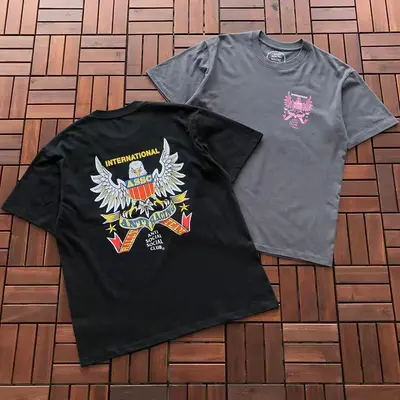 ¥~85 ANTI SOCIAL SOCIAL CLUB T-SHIRT 55041657 (im 185CM 70KG iwear size M in the photo)