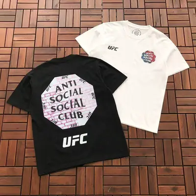 ¥~85 ANTI SOCIAL SOCIAL CLUB T-SHIRT 55041573 (im 185CM 70KG iwear size M in the photo)