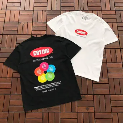 ¥~85 ANTI SOCIAL SOCIAL CLUB T-SHIRT 55041571 (im 185CM 70KG iwear size M in the photo)