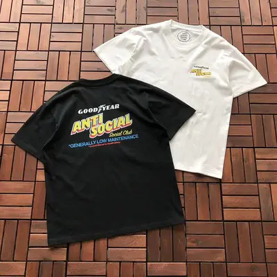 ¥~85 ANTI SOCIAL SOCIAL CLUB T-SHIRT 55041537 (im 180CM 68KG iwear size M in the photo)