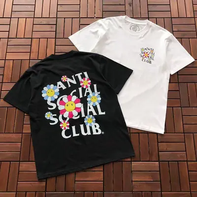 ￥~85 ANTI SOCIAL SOCIAL CLUB T-SHIRT 55041653 (im 185CM 70KG iwear size M in the photo)