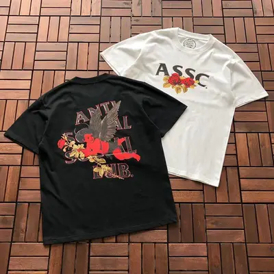 ￥~85 ANTI SOCIAL SOCIAL CLUB T-SHIRT 55041525 (im 180CM 68KG iwear size M in the photo)