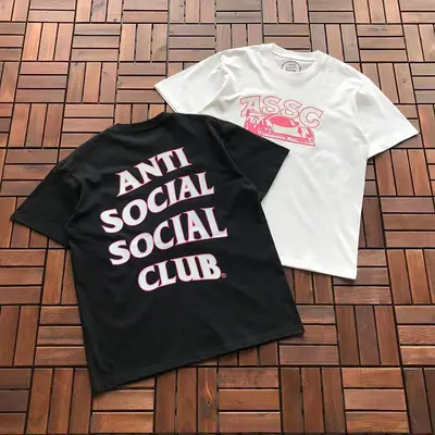 ￥~85 ANTI SOCIAL SOCIAL CLUB T-SHIRT 55041714 (im 180CM 68KG iwear size M in the photo)