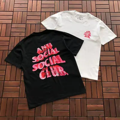 ¥~85 ANTI SOCIAL SOCIAL CLUB T-SHIRT 55041287 (im 185CM 70KG iwear size M in the photo)