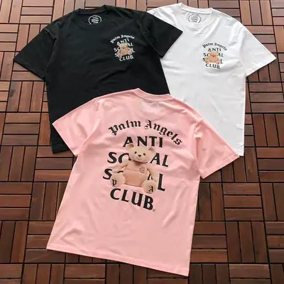 ¥~85 ANTI SOCIAL SOCIAL CLUB T-SHIRT 55041645 (im 185CM 70KG iwear size M in the photo)