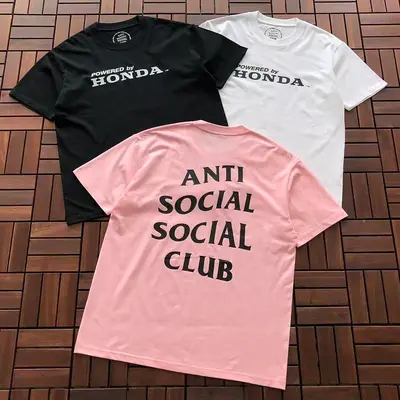 ¥~85 ANTI SOCIAL SOCIAL CLUB T-SHIRT 55041644 (im 185CM 70KG iwear size M in the photo)