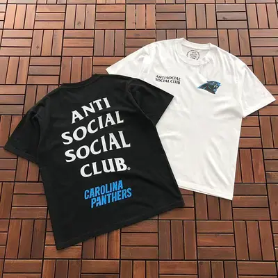 ¥~85 ANTI SOCIAL SOCIAL CLUB T-SHIRT 55041590 (im 185CM 70KG iwear size M in the photo)