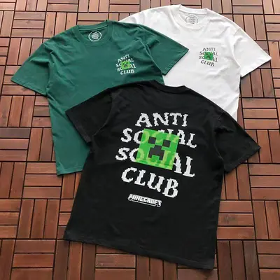 ￥~85 ANTI SOCIAL SOCIAL CLUB T-SHIRT 55041607 (im 185CM 70KG iwear size L in the photo)