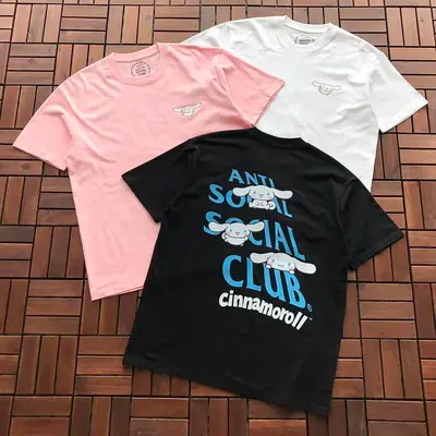 ￥~85 ANTI SOCIAL SOCIAL CLUB T-SHIRT 55041605 (im 185CM 70KG iwear size L in the photo)