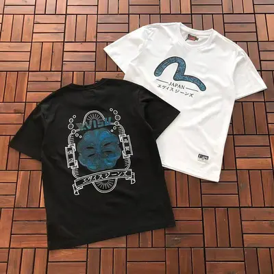 ￥~99 EVISU T-SHIRT 66041552 (im 185CM 70KG iwear size L in the photo)