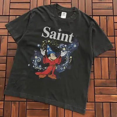 ￥ ~ 119 SAINT MICHAEL & DISNEY T-SHIRT 55041761 (im 185CM 70KG iwear size S in the photo)