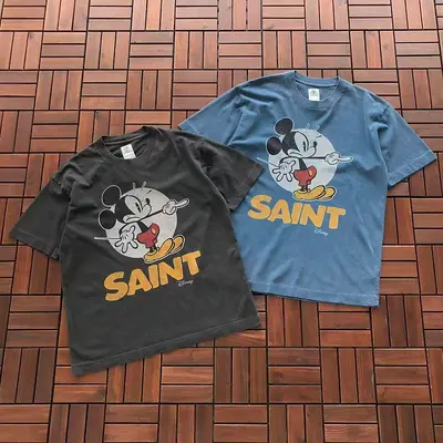 ¥~119 SAINT MICHAEL & DISNEY T-SHIRT 55041754 (im 185CM 70KG iwear size S in the photo)