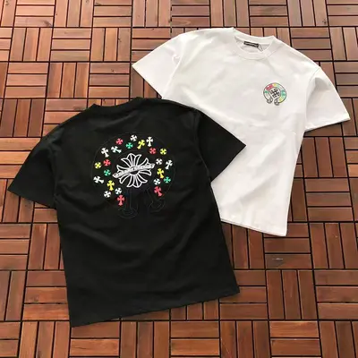 ￥~119 CH🔥OM🔥 HE🔥RTS T-SHIRT 55041877 (im 185CM 70KG iwear size M in the photo)