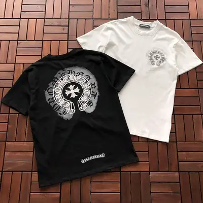 ￥~99 CH🔥OM🔥 HE🔥RTS T-SHIRT 77041741 (im 185CM 70KG iwear size M in the photo)