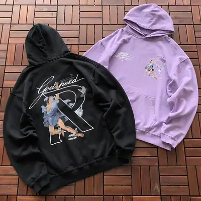 ¥~185 REPRESENT HOODIE 66041908 (im 176CM 58KG iwear size M in the photo)