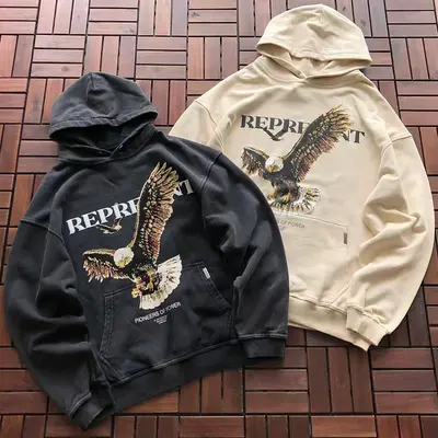 ¥~185 REPRESENT HOODIE 66041906 (im 176CM 58KG iwear size M in the photo)