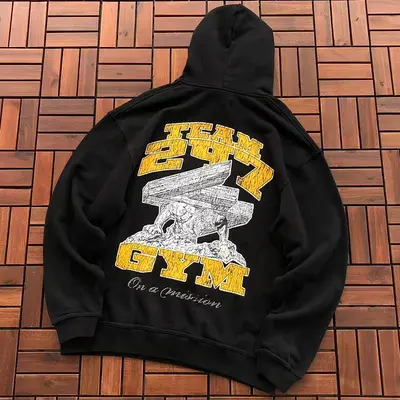 ¥~185 REPRESENT HOODIE 66041918 (im 176CM 58KG iwear size M in the photo)