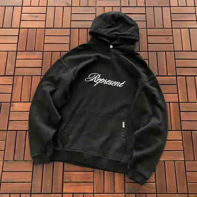 ¥~185 REPRESENT HOODIE 66041909 (im 176CM 58KG iwear size S in the photo)