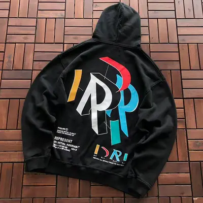 ¥~185 REPRESENT HOODIE 66041910 (im 176CM 58KG iwear size M in the photo)