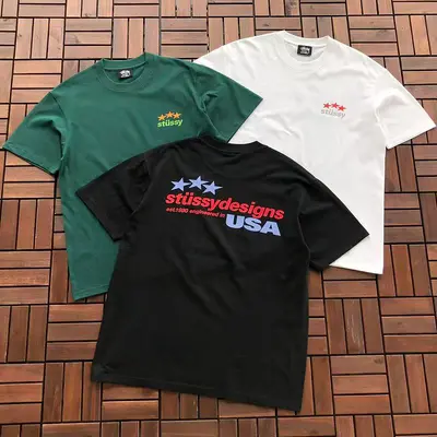 ￥ ~ 79 ST🔥S🔥Y T-SHIRT 55042049 (im 185CM 80KG iwear size L in the photo)