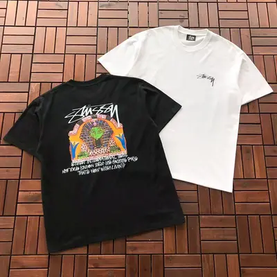 ￥ ~ 79 ST🔥S🔥Y T-SHIRT 55042061 (im 185CM 80KG iwear size L in the photo)