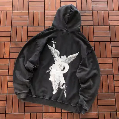 ¥~185 REPRESENT HOODIE 66041915 (im 176CM 58KG iwear size S in the photo)