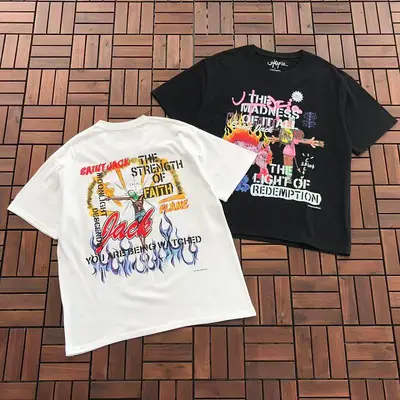 ¥~79 TRAVIS SCOTT T-SHIRT 77042168 (im 185CM 80KG iwear size L in the photo)