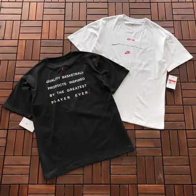 ¥ ~ 99 N🔥K🔥& AIR J🔥RD🔥N T-SHIRT 55042202 (im 176CM 58KG iwear size L in the photo)