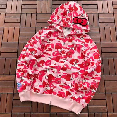 ¥~305 BAPE HOODIE FLEECE 55042228 (im 176CM 58KG iwear size L in the photo)