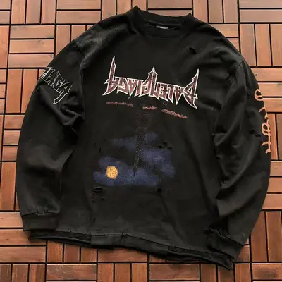 ￥~139 B🔥L🔥🔥🔥IA🔥A LONG-SLEEVE 77041994 (im 185CM 80KG iwear size S in the photo)