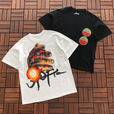 ¥~79 TRAVIS SCOTT T-SHIRT 77042149 (im 185CM 80KG iwear size M in the photo)