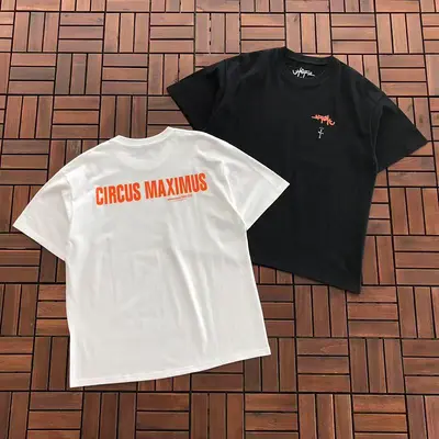 ¥~75 TRAVIS SCOTT T-SHIRT 77042148 (im 185CM 80KG iwear size M in the photo)