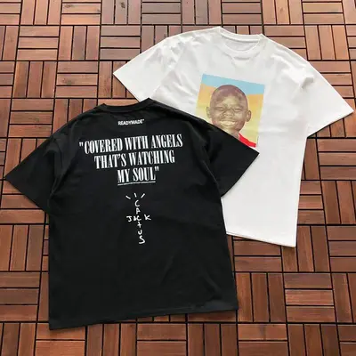 ¥~79 TRAVIS SCOTT T-SHIRT 77042134 (im 185CM 80KG iwear size M in the photo)