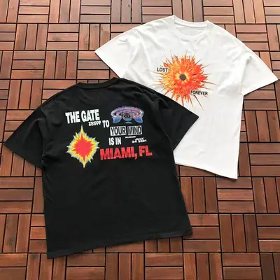¥~79 TRAVIS SCOTT T-SHIRT 77042133 (im 185CM 80KG iwear size M in the photo)