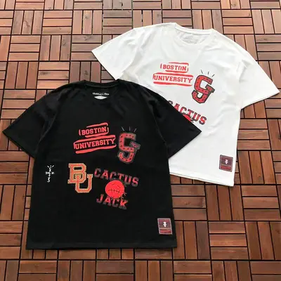 ¥~79 TRAVIS SCOTT T-SHIRT 77042121 (im 185CM 80KG iwear size L in the photo)