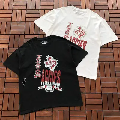 ¥~75 TRAVIS SCOTT T-SHIRT 77042119 (im 185CM 80KG iwear size M in the photo)