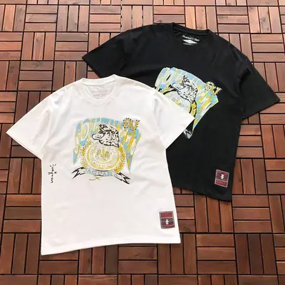 ¥~75 TRAVIS SCOTT T-SHIRT 77042118 (im 185CM 80KG iwear size L in the photo)