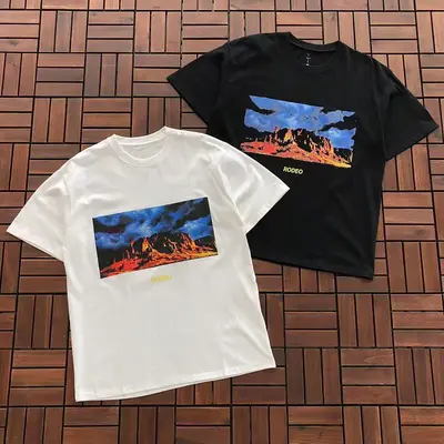 ¥~79 TRAVIS SCOTT T-SHIRT 77042158 (im 185CM 80KG iwear size M in the photo)