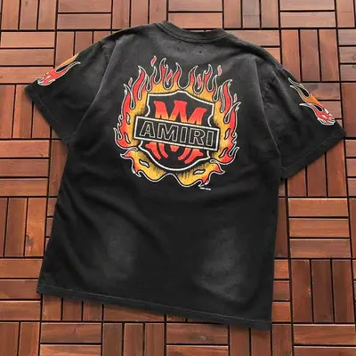 ￥ ~ 115 AMIRI T-SHIRT 55042210 (im 176CM 58KG iwear size M in the photo)`