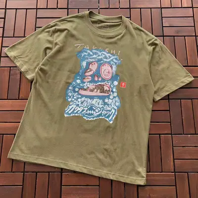 ¥ ~ 115 TRAVIS SCOTT T-SHIRT 55042244 (im 176CM 58KG iwear size S in the photo)