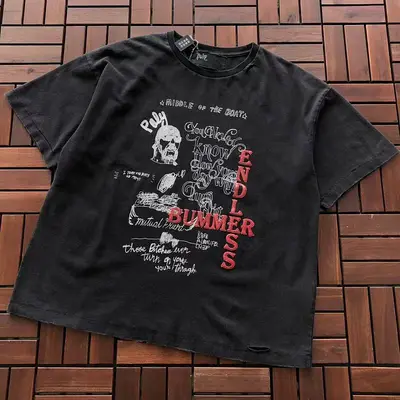 ¥~125 VINTAGE T-SHIRT 55042245 (im 176CM 58KG iwear size S in the photo)