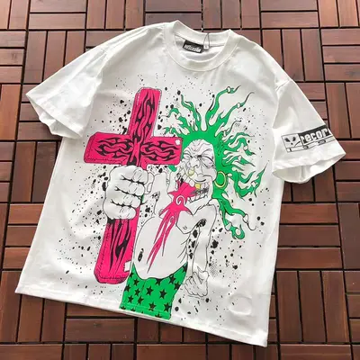 ¥ ~ 99 HELLSTAR T-SHIRT 55042237 (im 176CM 58KG iwear size S in the photo)