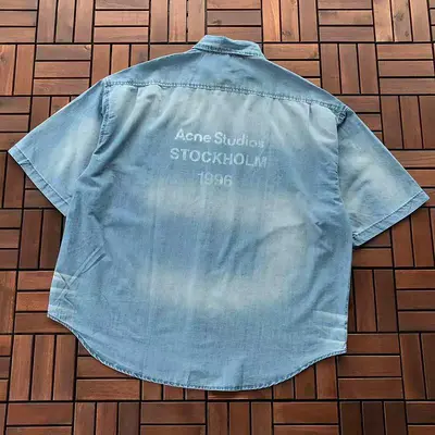 ￥~256 ACNE STUDIOS T-SHIRT SHIRT 77042258 (im 185CM 80KG iwear size 48 in the photo)