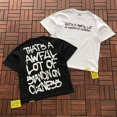 ￥~79 TH🔥T'S A AW🔥UL L🔥T OF C.. T-SHIRT 77042212 (im 185CM 80KG iwear size S in the photo)