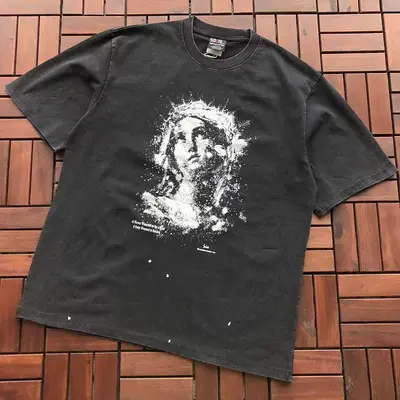 ¥~95 SAINT MICHAEL T-SHIRT 77042349 (im 176CM 58KG iwear size XL in the photo)