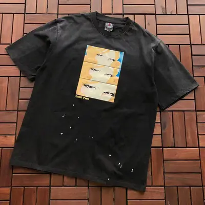 ¥~95 SAINT MICHAEL T-SHIRT 77042348 (im 176CM 58KG iwear size L in the photo)