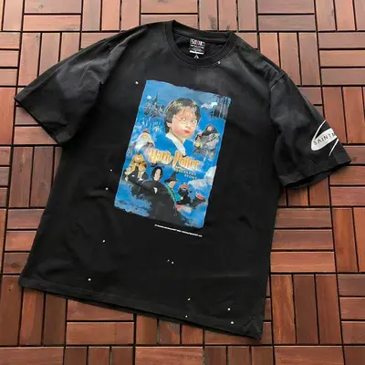 ¥~95 SAINT MICHAEL T-SHIRT 77042358 (im 176CM 58KG iwear size M in the photo)